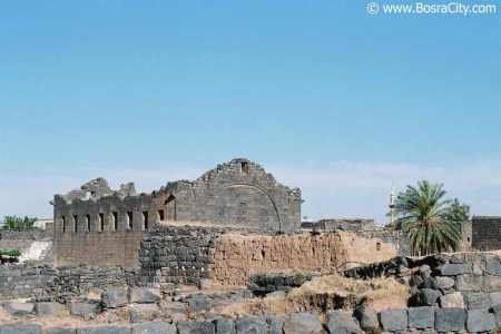  Ruins of Monastery of Monk Bohira in Bosra, Syria
