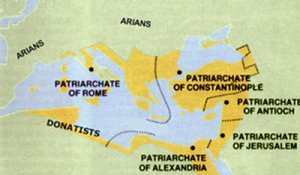 The 'Pentarchy': late 6th/early 7th century Christian rivals