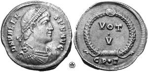 Valens Constantinople coin