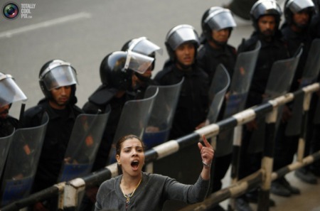 Egyptian Women voice thier protests 