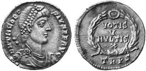 Tier coin c380AD .Sol Invictus clearly stamped