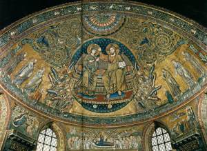Triumphal arch mosaic